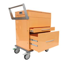 Unicare Health provides Sir Charles Gardner Hospital with top loading hospital record carts
