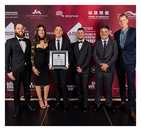 Spyda construction wins Master Builders Excellence in construction award for the refurbishment and renovation of Unicare Health